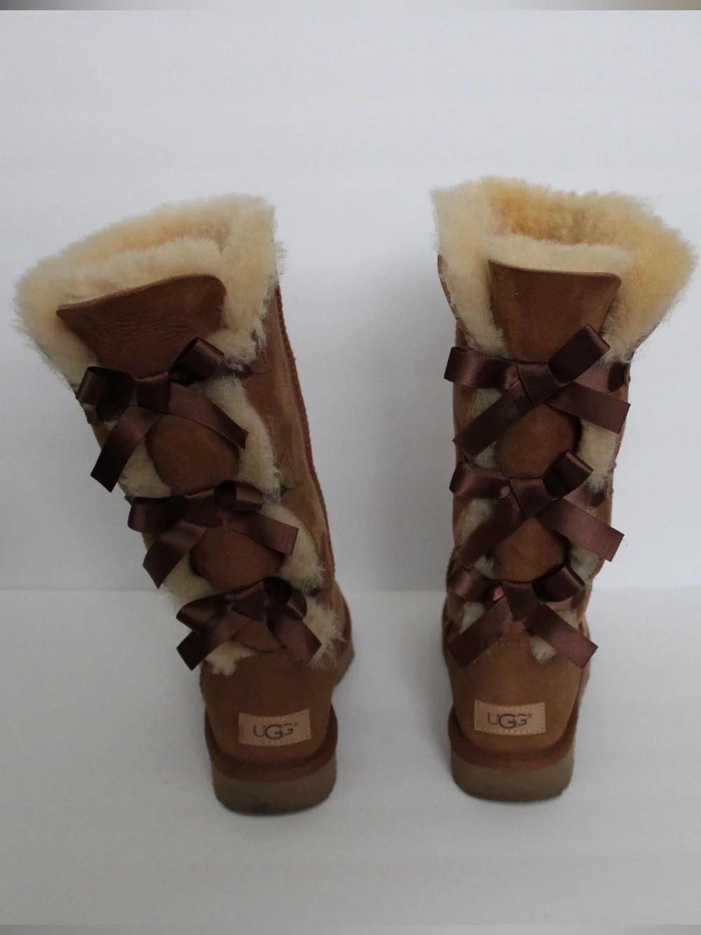UGG Bailey Bow ll Tall Boots Women’s Size 7 Chestnut Winter Boots